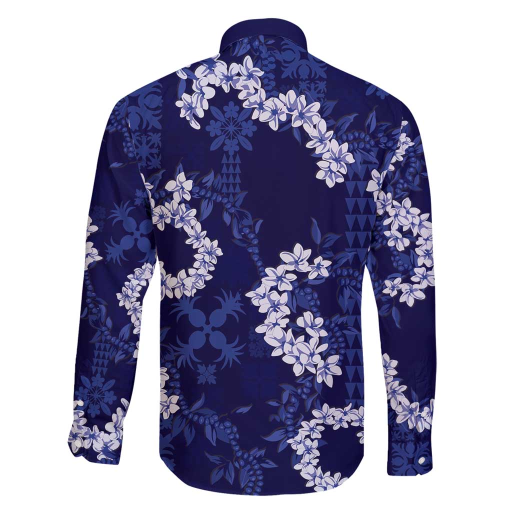 Mokihana Maile and Ilima Leis Family Matching Puletasi and Hawaiian Shirt Uliuli Hawaiian Tapa Quilt Pattern - Polynesian Pride