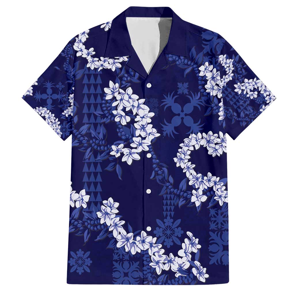 Mokihana Maile and Ilima Leis Family Matching Short Sleeve Bodycon Dress and Hawaiian Shirt Uliuli Hawaiian Tapa Quilt Pattern - Polynesian Pride