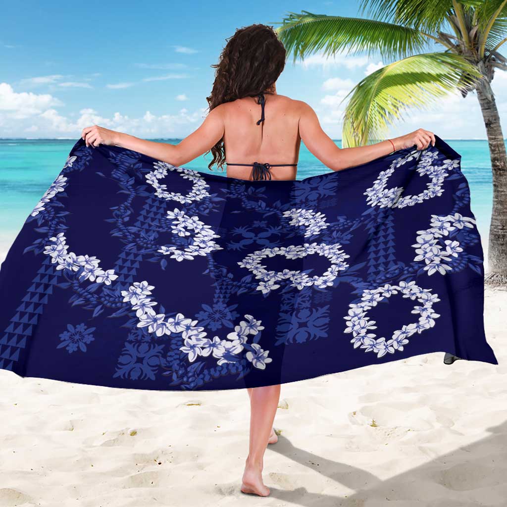 Mokihana Maile and Ilima Leis Sarong Uliuli Hawaiian Tapa Quilt Pattern - Polynesian Pride