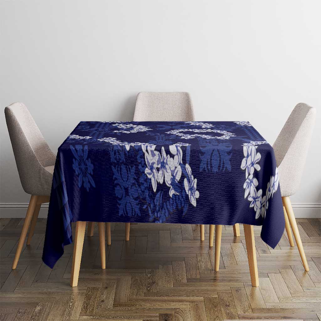 Mokihana Maile and Ilima Leis Tablecloth Uliuli Hawaiian Tapa Quilt Pattern LT9 - Polynesian Pride