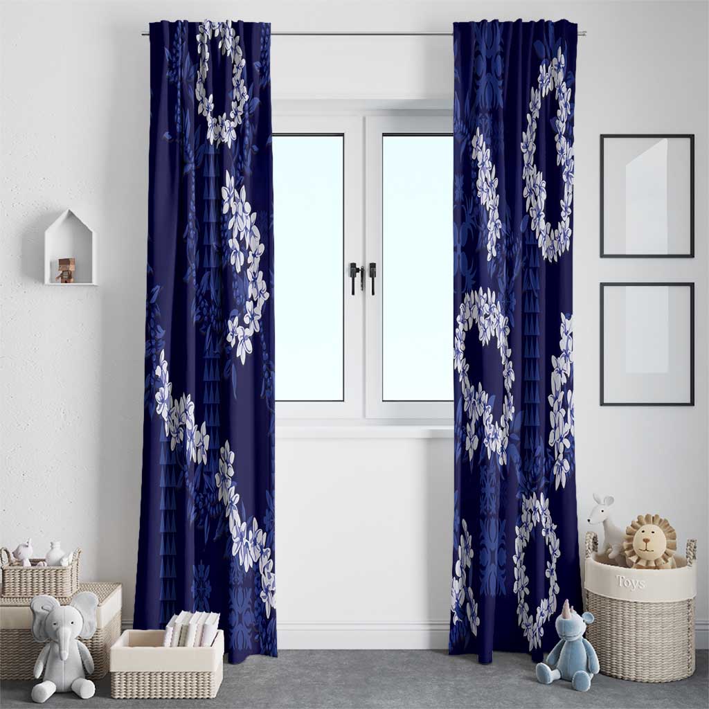 Mokihana Maile and Ilima Leis Window Curtain Uliuli Hawaiian Tapa Quilt Pattern LT9 - Polynesian Pride