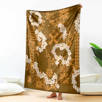Mokihana Maile and Ilima Leis Blanket Alani Hawaiian Tapa Quilt Pattern - Polynesian Pride