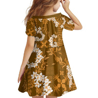 Mokihana Maile and Ilima Leis Family Matching Tank Maxi Dress and Hawaiian Shirt Alani Hawaiian Tapa Quilt Pattern - Polynesian Pride