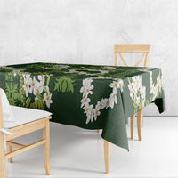 Mokihana Maile and Ilima Leis Tablecloth Omaʻomaʻo Hawaiian Tapa Quilt Pattern LT9 - Polynesian Pride