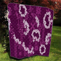 Mokihana Maile and Ilima Leis Quilt Akala Hawaiian Tapa Quilt Pattern - Polynesian Pride