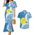 Personalized Palau 1994 Belau Rekid Couples Matching Mermaid Dress and Hawaiian Shirt Polynesian Plumeria Style