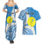 Personalized Palau 1994 Belau Rekid Couples Matching Summer Maxi Dress and Hawaiian Shirt Polynesian Plumeria Style