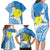 Personalized Palau 1994 Belau Rekid Family Matching Long Sleeve Bodycon Dress and Hawaiian Shirt Polynesian Plumeria Style