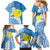 Personalized Palau 1994 Belau Rekid Family Matching Mermaid Dress and Hawaiian Shirt Polynesian Plumeria Style