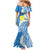 Personalized Palau 1994 Belau Rekid Family Matching Mermaid Dress and Hawaiian Shirt Polynesian Plumeria Style