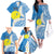 Personalized Palau 1994 Belau Rekid Family Matching Off The Shoulder Long Sleeve Dress and Hawaiian Shirt Polynesian Plumeria Style