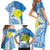 Personalized Palau 1994 Belau Rekid Family Matching Short Sleeve Bodycon Dress and Hawaiian Shirt Polynesian Plumeria Style