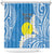 Personalized Palau 1994 Belau Rekid Shower Curtain Polynesian Plumeria Style