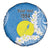 Personalized Palau 1994 Belau Rekid Spare Tire Cover Polynesian Plumeria Style