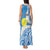 Personalized Palau 1994 Belau Rekid Tank Maxi Dress Polynesian Plumeria Style