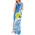 Personalized Palau 1994 Belau Rekid Tank Maxi Dress Polynesian Plumeria Style