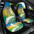 Personalised Tuvalu 1978 Independence Day Car Seat Cover Polynesian Plumeria Style