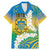 Personalised Tuvalu 1978 Independence Day Family Matching Mermaid Dress and Hawaiian Shirt Polynesian Plumeria Style