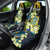 Personalised Tuvalu Beautiful Plumeria Flower Car Seat Cover