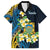 Personalised Tuvalu Beautiful Plumeria Flower Family Matching Puletasi and Hawaiian Shirt