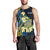 Personalised Tuvalu Beautiful Plumeria Flower Men Tank Top