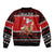 Personalised New Zealand Christmas Bomber Jacket Kiwi Santa Claus Maori Meri Kirihimete LT9 - Polynesian Pride