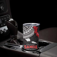 Samoa Black Saturday Tumbler Cup Samoa mo Samoa with Black Ula Fala LT9 - Polynesian Pride