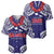 Samoa Black Saturday Baseball Jersey Samoa mo Samoa with Blue Ula Fala