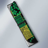 Cook Islands Mere Kiritimiti Auto Sun Shade Pacific Patchwork Xmas Vibes - Polynesian Pride