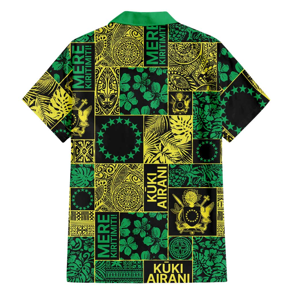 Cook Islands Mere Kiritimiti Family Matching Puletasi and Hawaiian Shirt Pacific Patchwork Xmas Vibes LT9 - Polynesian Pride