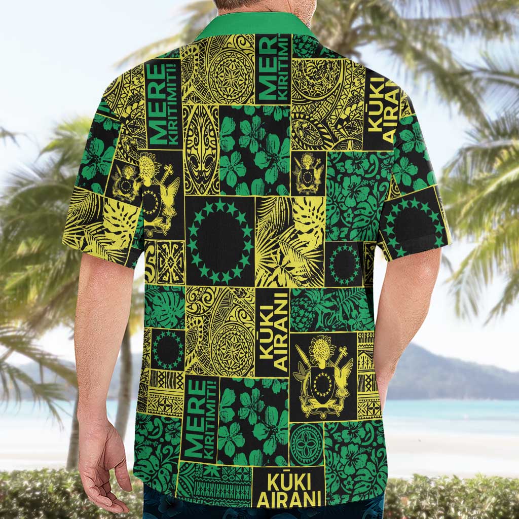 Cook Islands Mere Kiritimiti Hawaiian Shirt Pacific Patchwork Xmas Vibes LT9 - Polynesian Pride