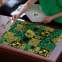 Cook Islands Mere Kiritimiti Puzzle Pacific Patchwork Xmas Vibes LT9 - Polynesian Pride