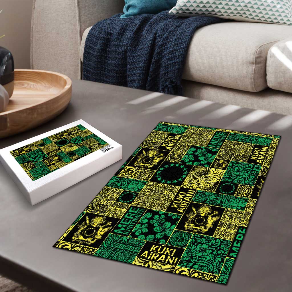 Cook Islands Mere Kiritimiti Puzzle Pacific Patchwork Xmas Vibes LT9 - Polynesian Pride