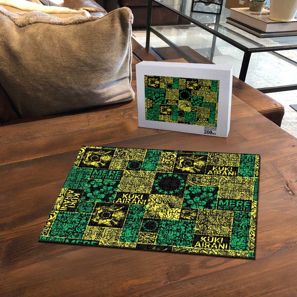 Cook Islands Mere Kiritimiti Puzzle Pacific Patchwork Xmas Vibes LT9 - Polynesian Pride