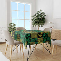 Cook Islands Mere Kiritimiti Tablecloth Pacific Patchwork Xmas Vibes - Polynesian Pride