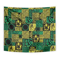 Cook Islands Mere Kiritimiti Tapestry Pacific Patchwork Xmas Vibes LT9 - Polynesian Pride