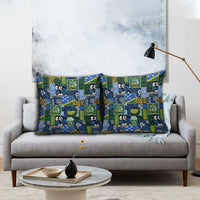 Solomon Islands Meri Kirihimete Pillow Cover Pacific Patchwork Xmas Vibes LT9 - Polynesian Pride
