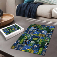 Solomon Islands Meri Kirihimete Puzzle Pacific Patchwork Xmas Vibes LT9 - Polynesian Pride