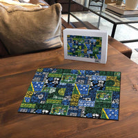 Solomon Islands Meri Kirihimete Puzzle Pacific Patchwork Xmas Vibes LT9 - Polynesian Pride