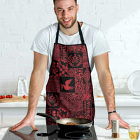 Black Tonga Kilisimasi Fiefia Apron Pacific Patchwork Xmas Vibes - Polynesian Pride