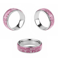 Pink Tonga Kilisimasi Fiefia Classic Ring Pacific Patchwork Xmas Vibes - Polynesian Pride