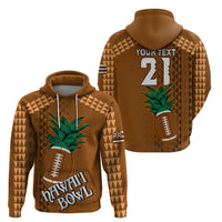 Custom Hawaii Honolulu Bowl Hoodie With Kakau Tribal Pattern LT9 - Polynesian Pride