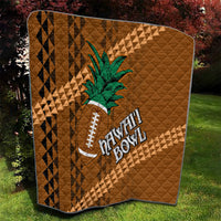 Custom Hawaii Honolulu Bowl Quilt With Kakau Tribal Pattern LT9 - Polynesian Pride