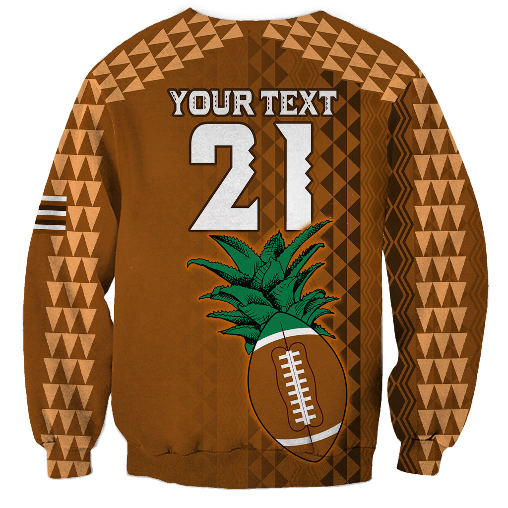Custom Hawaii Honolulu Bowl Sweatshirt With Kakau Tribal Pattern LT9 - Polynesian Pride