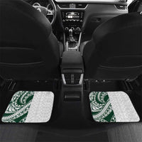 Polynesian Hawaii Volleyball Custom Car Mats Kakau with Sport Style