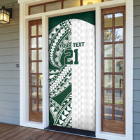Polynesian Hawaii Volleyball Custom Door Cover Kakau with Sport Style - Polynesian Pride