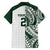 Polynesian Hawaii Volleyball Custom Family Matching Off The Shoulder Long Sleeve Dress and Hawaiian Shirt Kakau with Sport Style