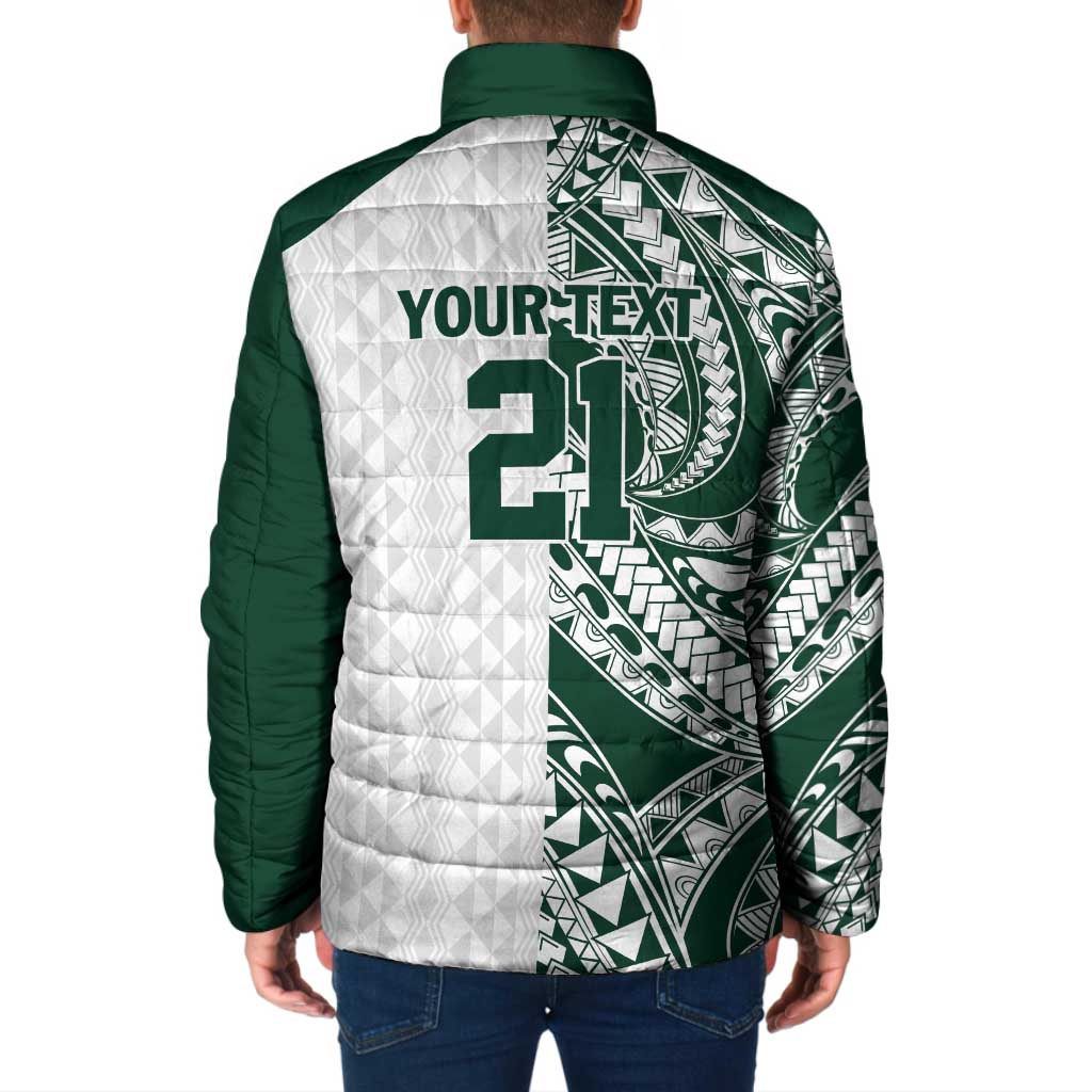 Polynesian Hawaii Volleyball Custom Padded Jacket Kakau with Sport Style - Polynesian Pride