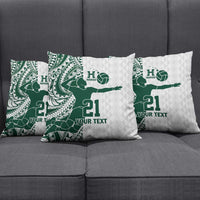 Polynesian Hawaii Volleyball Custom Pillow Cover Kakau with Sport Style - Polynesian Pride