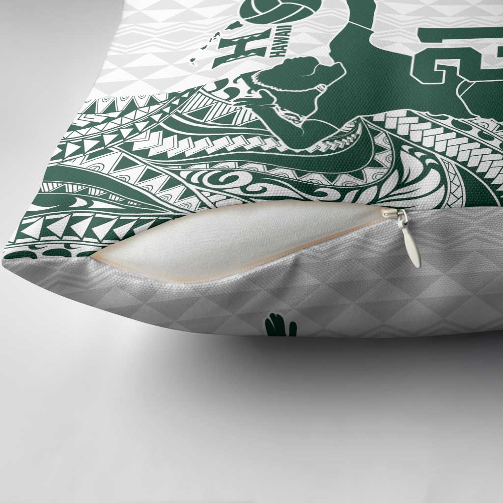 Polynesian Hawaii Volleyball Custom Pillow Cover Kakau with Sport Style - Polynesian Pride